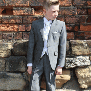 To Hire, Boys Torre Silver Mohair Jacket Suit (full outfit)