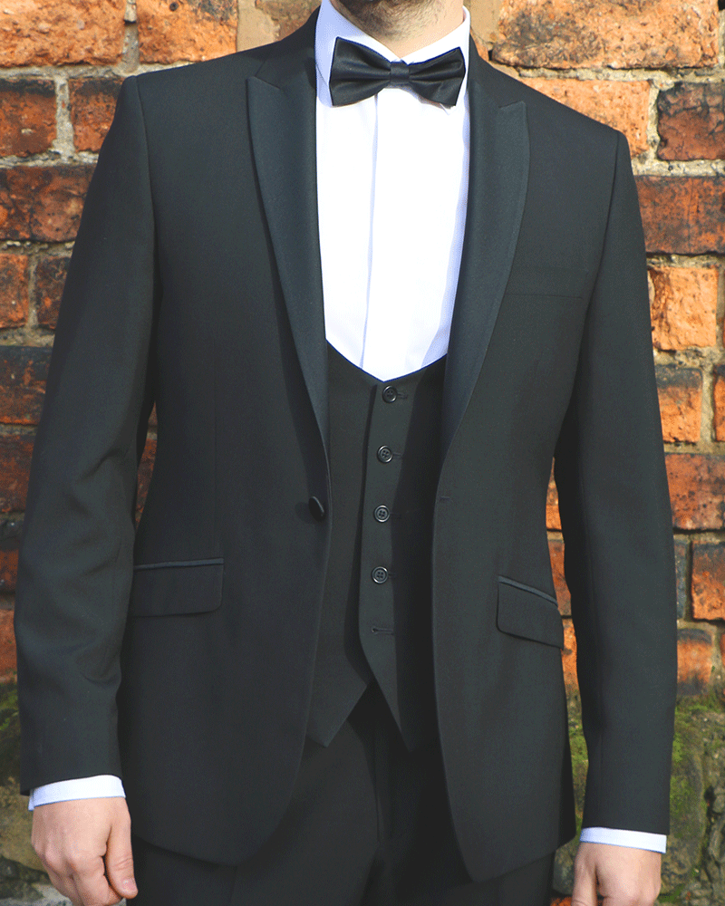 Torre Black Dinner Suit (full outfit) - Image 3