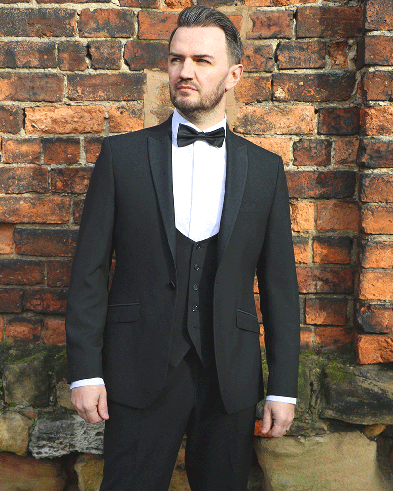 Torre Black Dinner Suit (full outfit) - Image 2