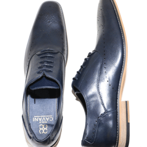 Mens Navy Cavani 832 Oxford Brogue Shoe