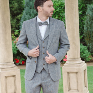 To Hire, Torre Grey/Blue Donegal Tweed (full outfit)