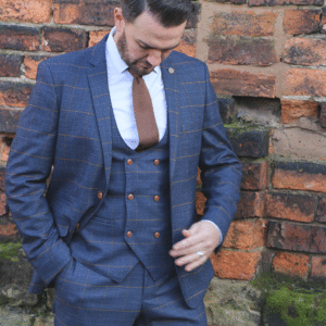 Marc Darcy Jenson Marine Checked Jacket