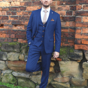 Marc Darcy Max Royal Plain 3pc Suit