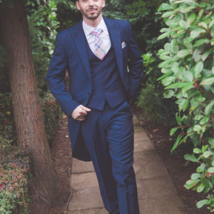 To Hire, Wilvorst French Blue Tail Suit (full outfit)