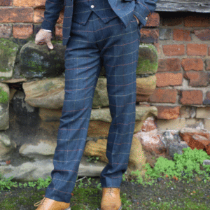Marc Darcy Eton Check Trousers