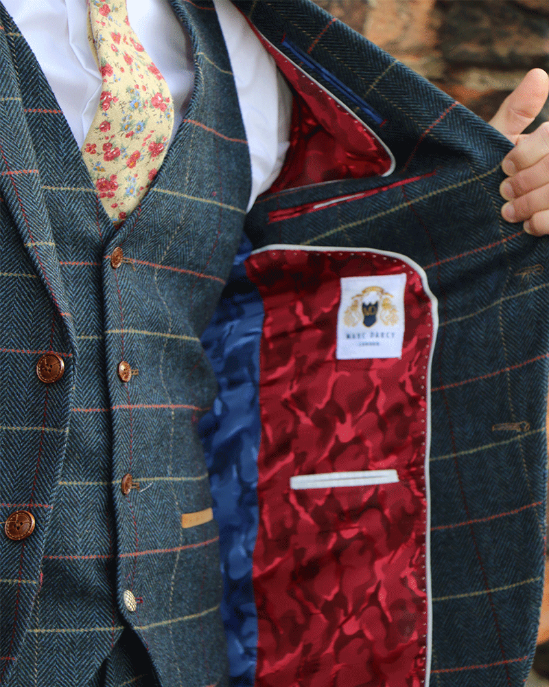 To Hire, Marc Darcy Eton Blue Tweed (full outfit) - Image 3