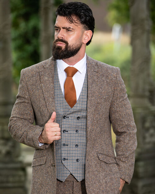 To Hire, Torre Brown Donegal Tweed (full outfit)